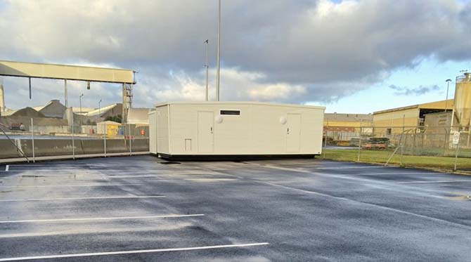 toilet ablution block 7.2x3m male female installed